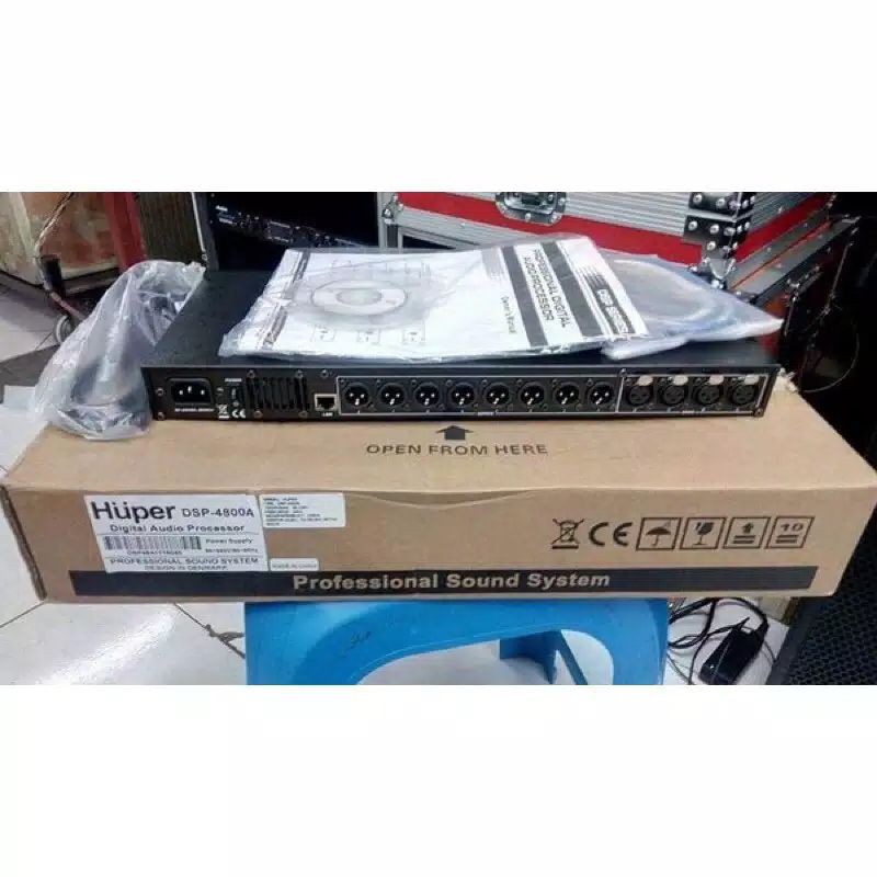 Speaker Management Huper DSP 4800A 4 In 8 Out OriginalDigital Audio ProcessorDLMS Management Speaker