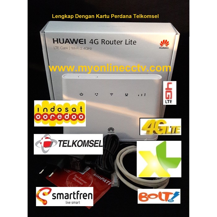 Modem Router wireless wifi 3G 4G USB Online camera CCTV MyOnlineCCTV - Putih -