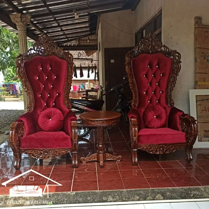 Sofa mewah ukir jati jepara / Sofa jati / Kursi jati / Kursi ukir jati jepara