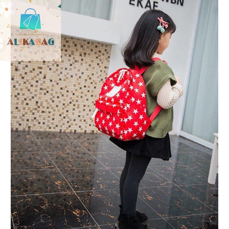 ALIKA BAG - Tas Ransel Anak Laki-laki Perempuan Motif Bintang Lucu Terlaris