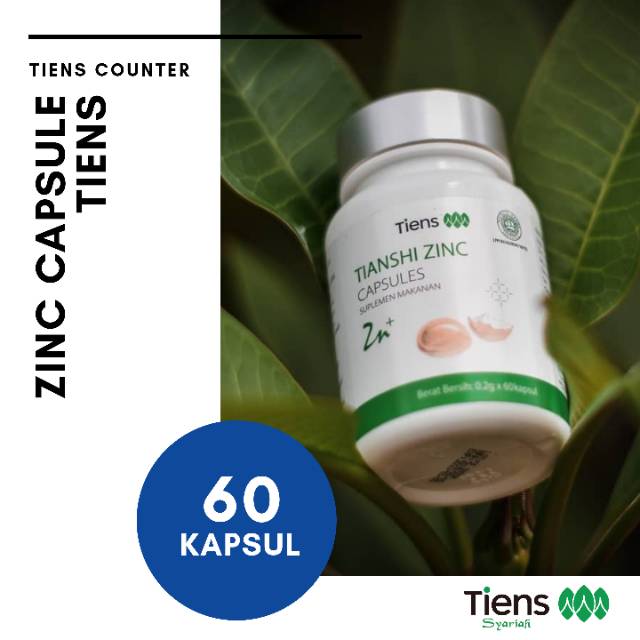 Jual ZINC CAPSULE TIENS VITAMIN ANAK, PENGGEMUK DAN DAYA TAHAN TUBUH