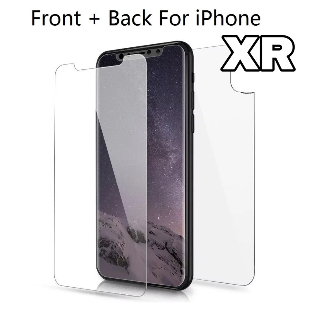 Screen Protector Full Set Front - Back Iphone X - Iphone Xs - Iphone Xr - Iphone Xs Max