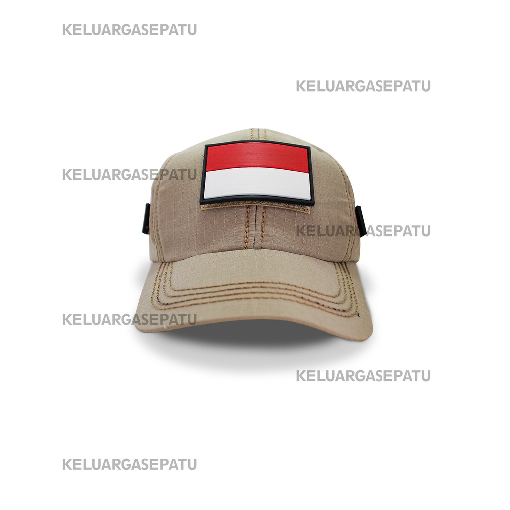 Topi Tactical Velcro LORENG &amp; POLOS TOPI KOMANDO RIPSTOK