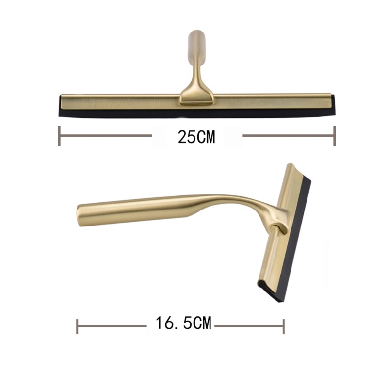 Squeegee Bahan Logam Dengan Gagang Untuk Membersihkan Kaca Jendela Kamar Tidur