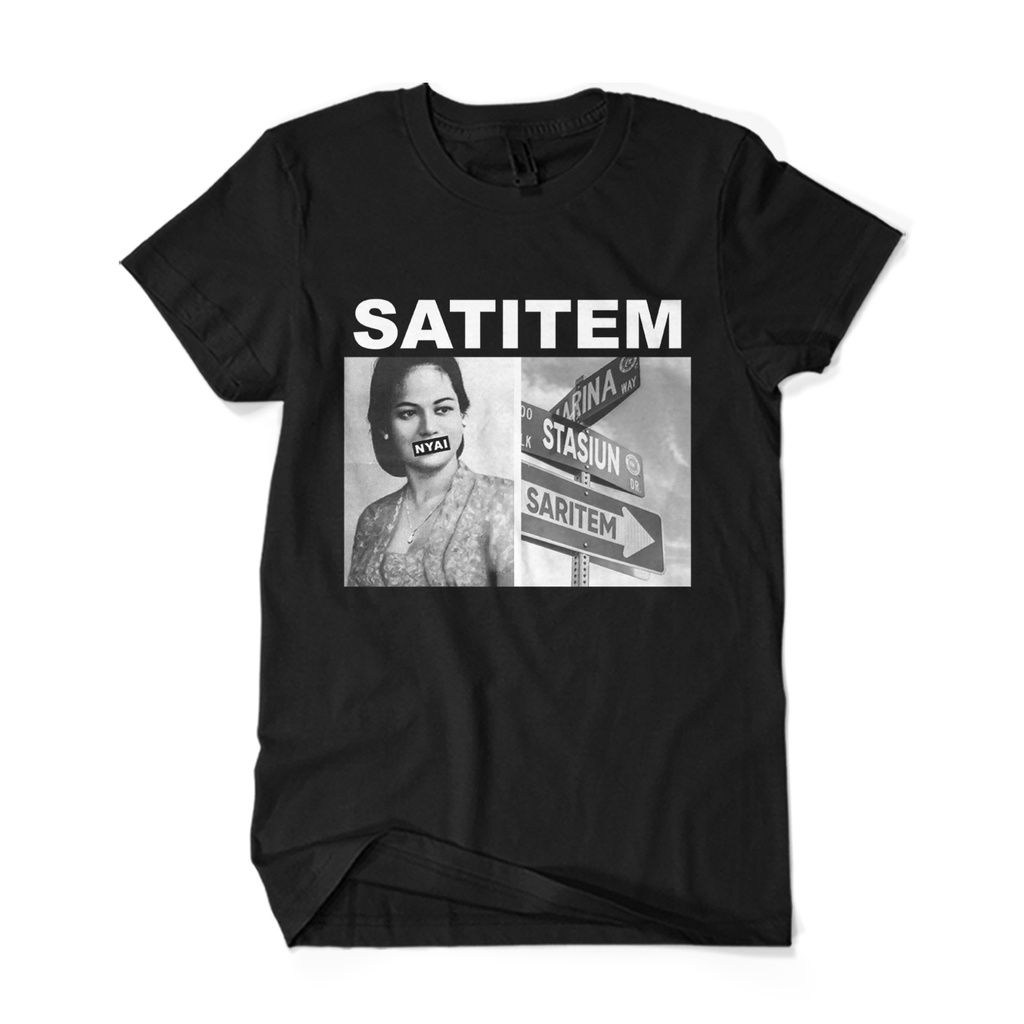 Kaos NYAI SARITEM Typo Text Brand KAOS KAGE