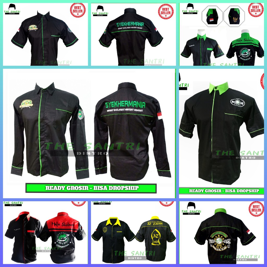 KEMEJA HEM SYEKHERMANIA PANJANG KEREN