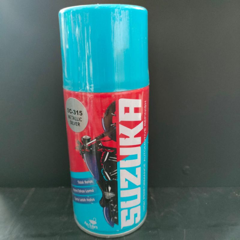 cat semprot/pilox suzuka sc-315 metalik silver isi 300ml