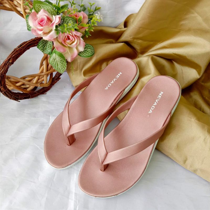 Sandal Japit Wanita Nevada/Sendal Wanita Terbaru Sandal Cantik N02