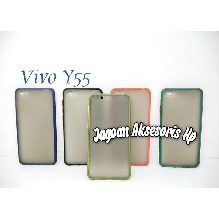 Bumper AERO CASE Vivo Y55 Y55L 5.2 inch Hardcase My Choice List Warna Matte