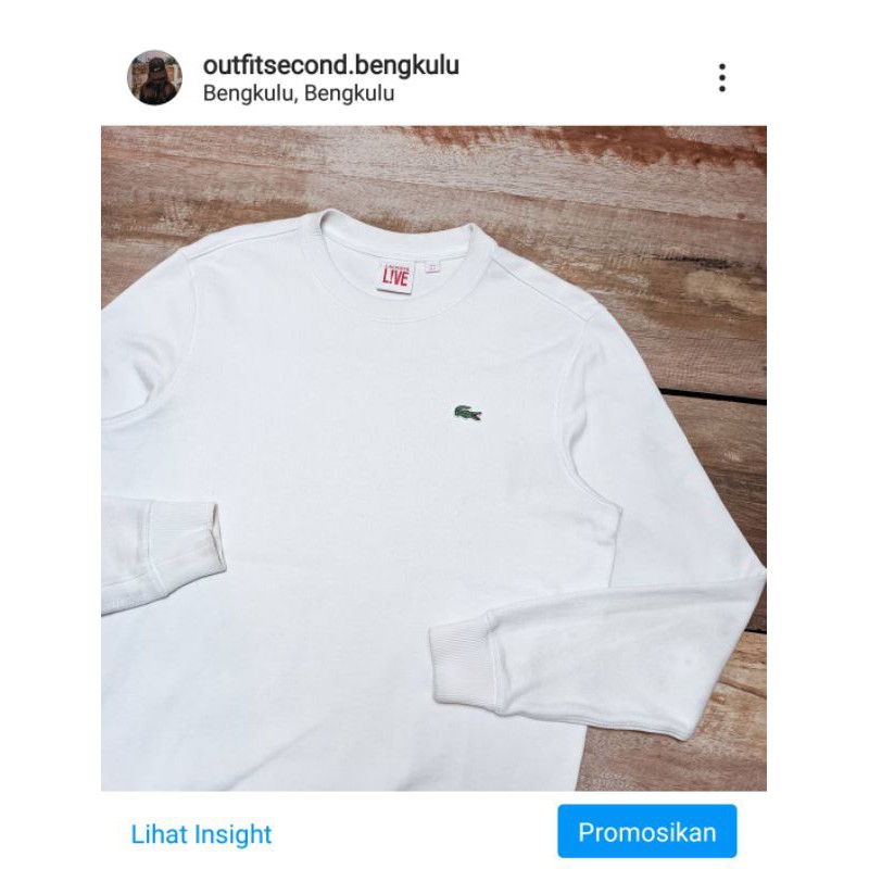 Crewneck Lacoste Live