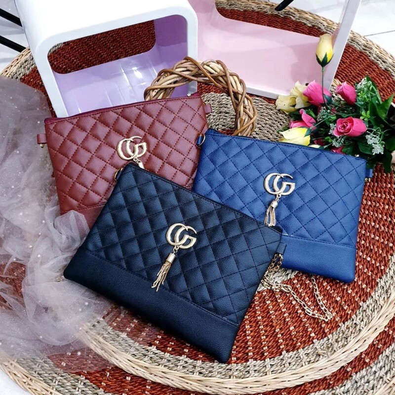 Tas Import Ukuran Besar ada Tali Rantai panjang