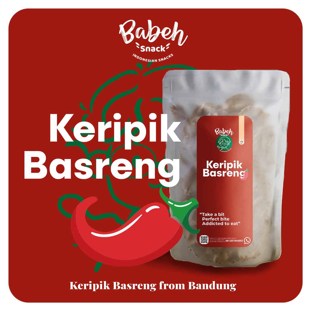 

KERIPIK BASRENG babeh snack kemasan 500 gr