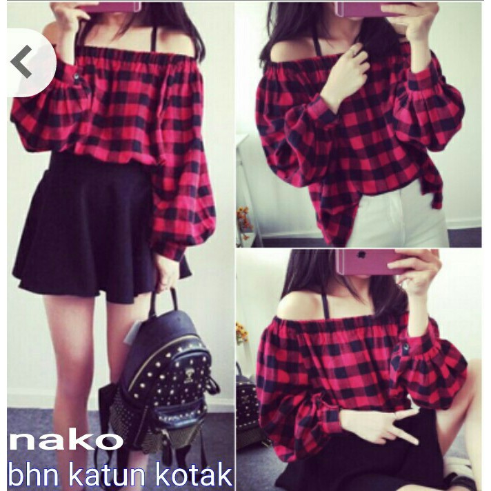 (COD) Nako / Pakaian Wanita / fashion wanita / Atasan / Blouse