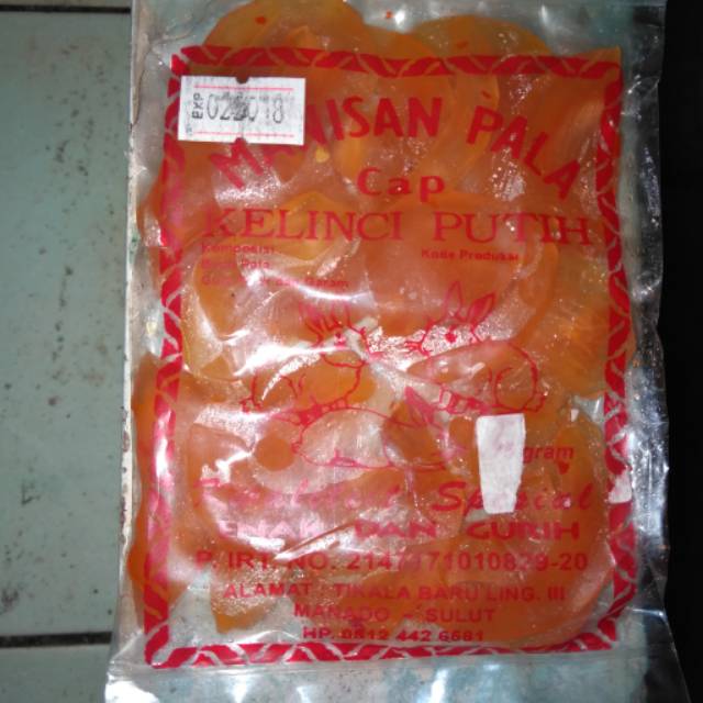 

Manisan pala (order2 free1 small) (Manis/Pedas)