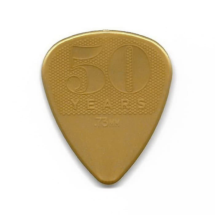 Dunlop 50th Anniversary Gold Nylon Pick Gitar