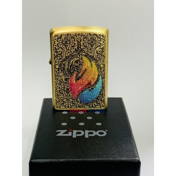 Korek Zippo Motif BEAST Zippo Motif Grafir Zippo Antik Zippo Premium