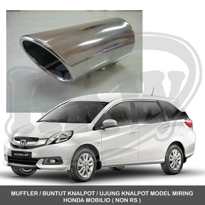 MUFFLER / BUNTUT KNALPOT / UJUNG KNALPOT MIRING HONDA MOBILIO NON RS