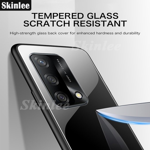 OPPO A95 / A54 / A74 4G / A53 / A33 PREMIUM GLASS CASE SOFT COVER