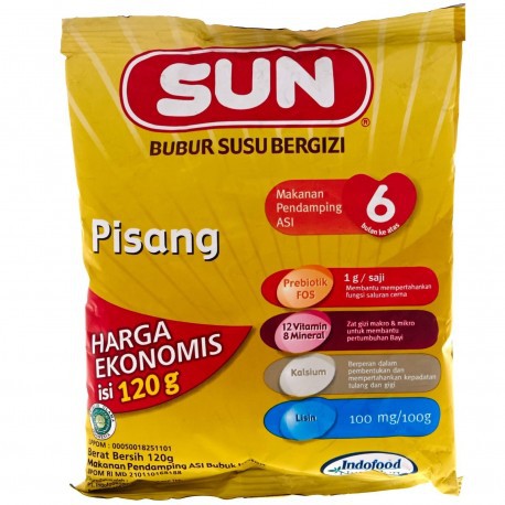 SUN 120G BUBUR PISANG EKONOMIS