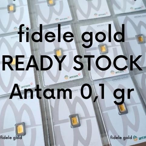 [KODE VJ0BP] Antam Micro Gold 0,1 gram Emas Asli Logam Mulia 99% Emas Murni toko emas surabaya