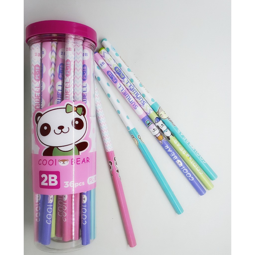 Pensil 2B Tabung Isi 36 Pcs