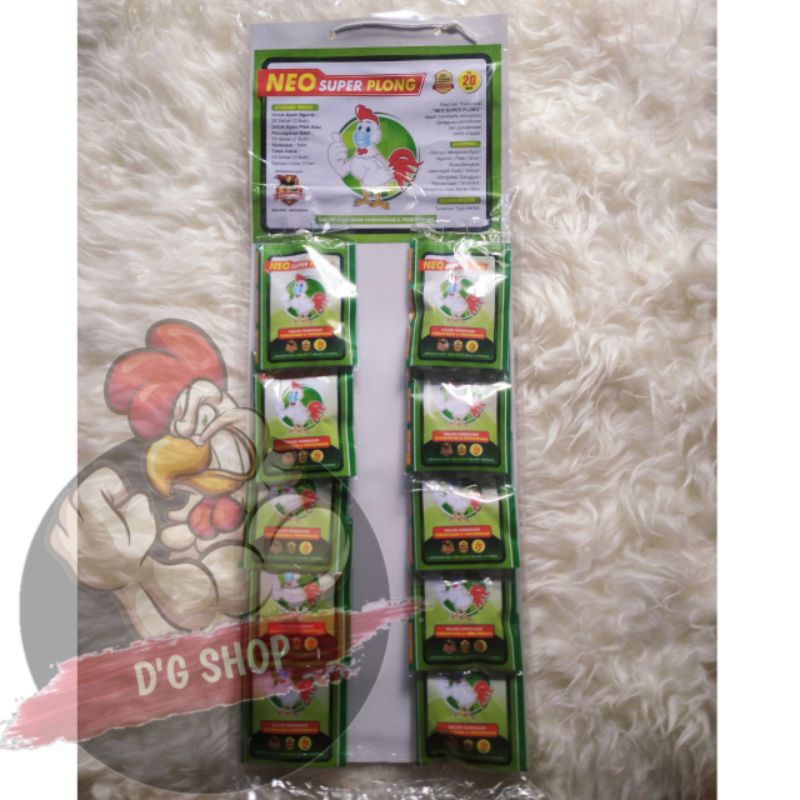 NEO SUPER PLONG 1 Renteng Jamu Ayam Jago Aduan Bangkok Thailand