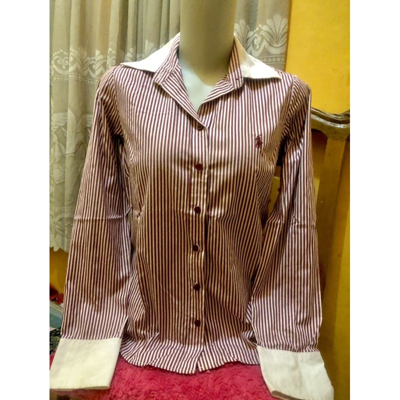 kemeja lengan panjang polo
