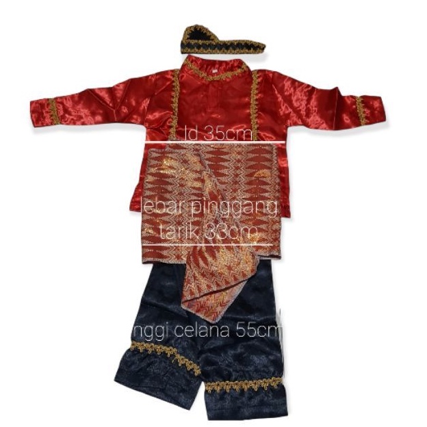 Baju Aceh Anak Tk / Kostum Tari Saman anak TK perempuan