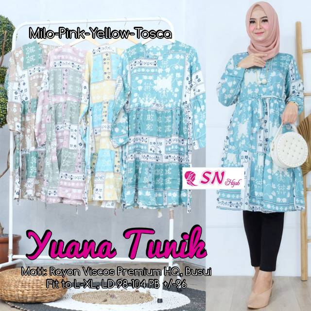 NEW  YUANA TUNIK / ATASAN WANITA TUNIC