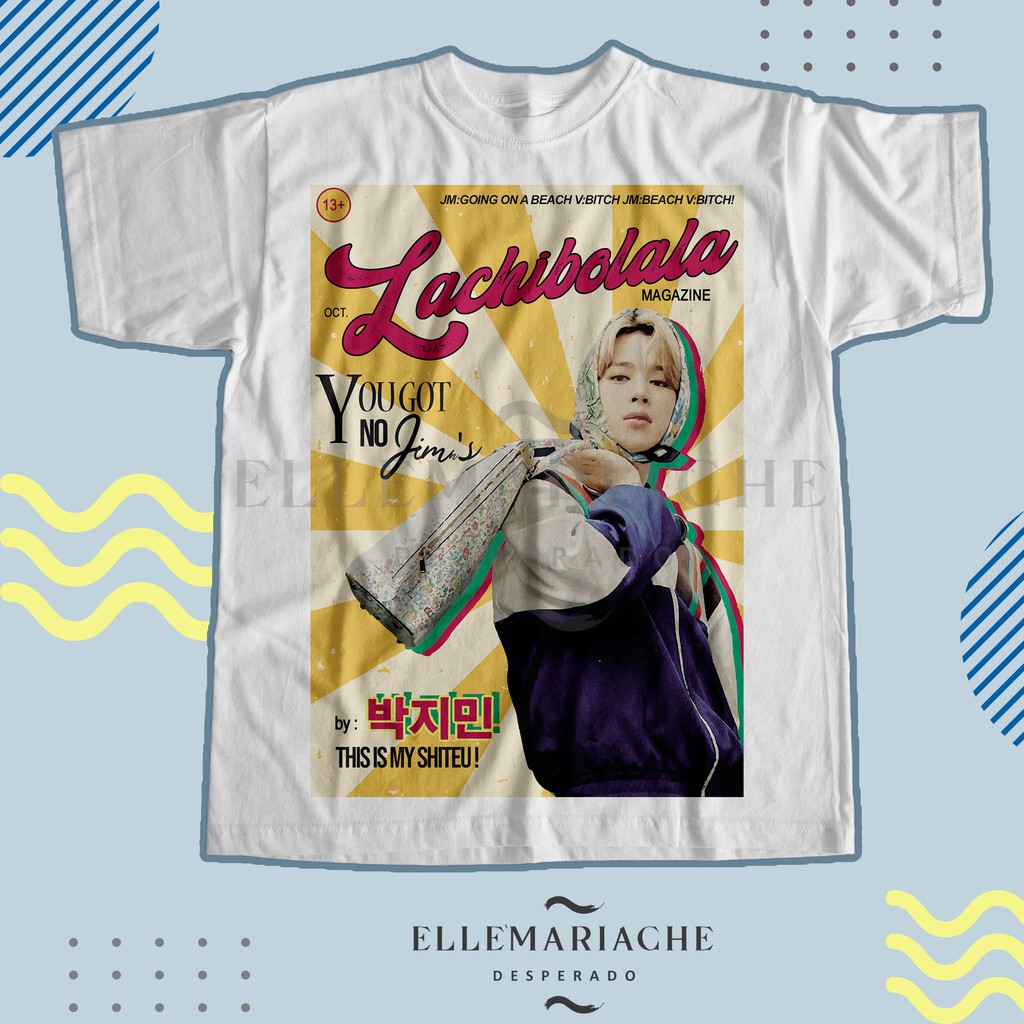 Tshirt BTS Jimin 80s Lachibolala