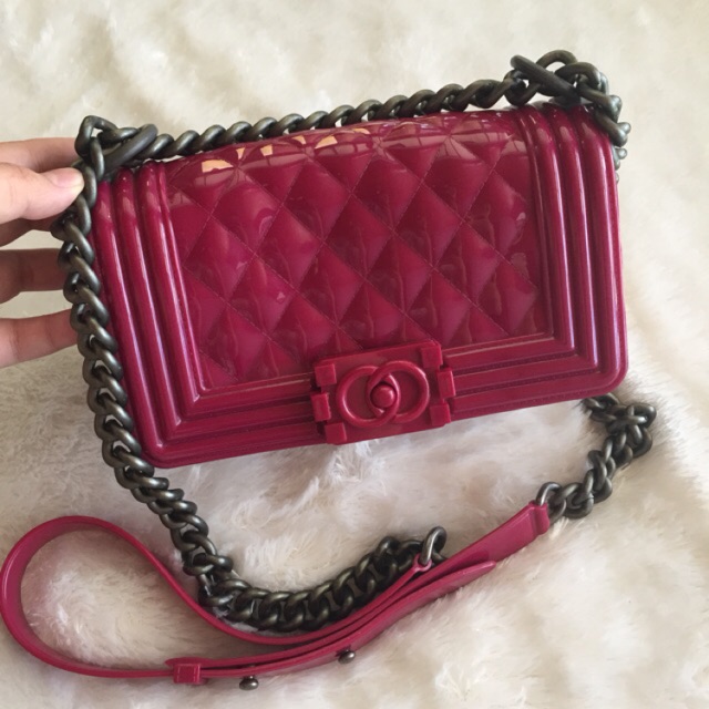 Preloved / Tas jelly / tas chanel jelly toy boy
