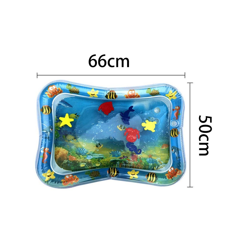 WE Mainan Bayi Playmat Inflatable Matras Air Bayi Tiup Play Mat / Baby Water Playmat