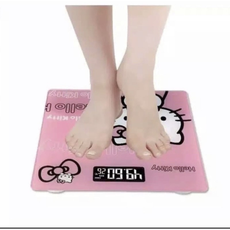 Timbangan Digital Karakter Hellokitty - Pengukur Berat Badan - Timbangan Hello kitty —