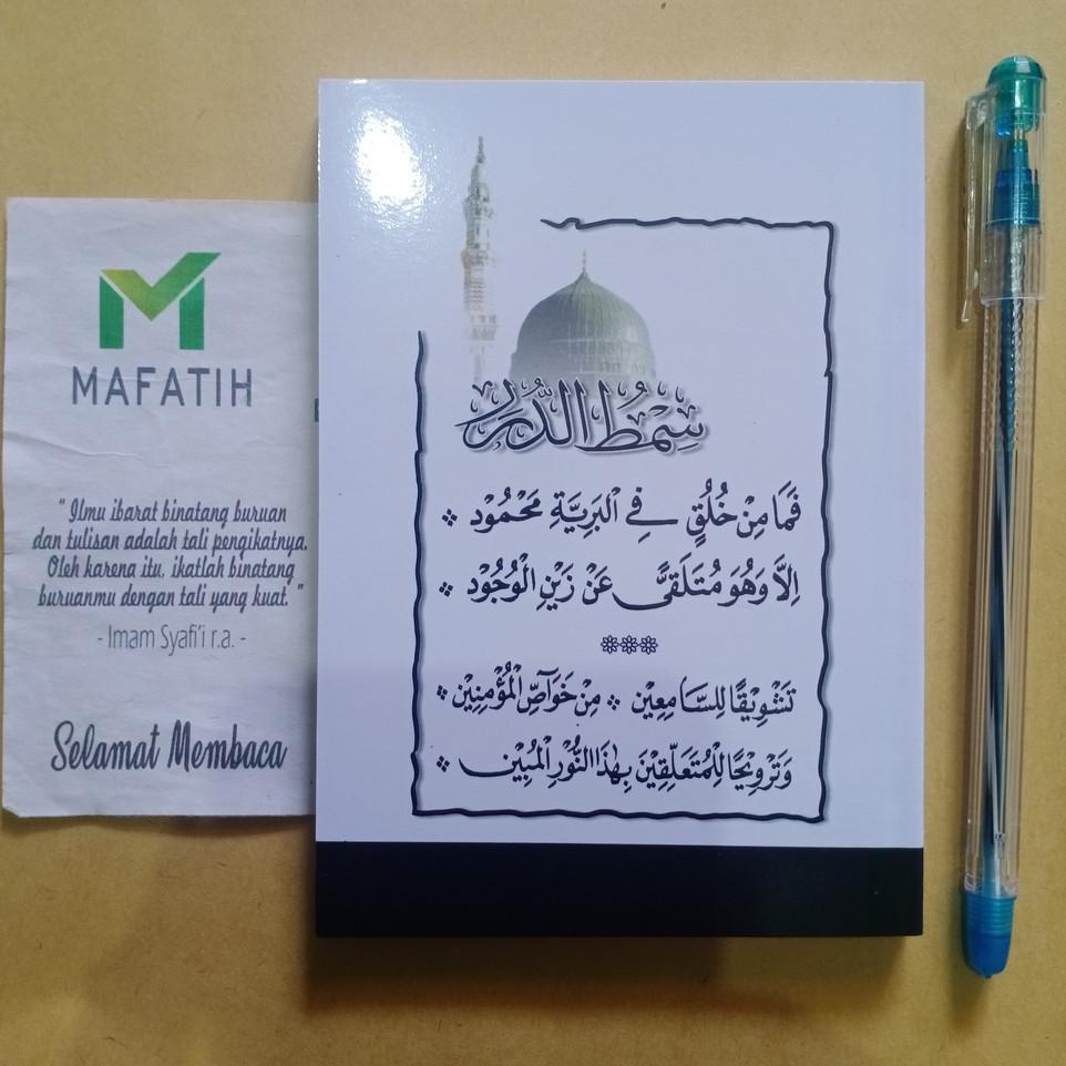 TDU Buku Maulid SIMTUDDUROR ARAB-LATIN PUTIH SAKU kitab Simthud Duror Simtud Durar transliterasi Ind