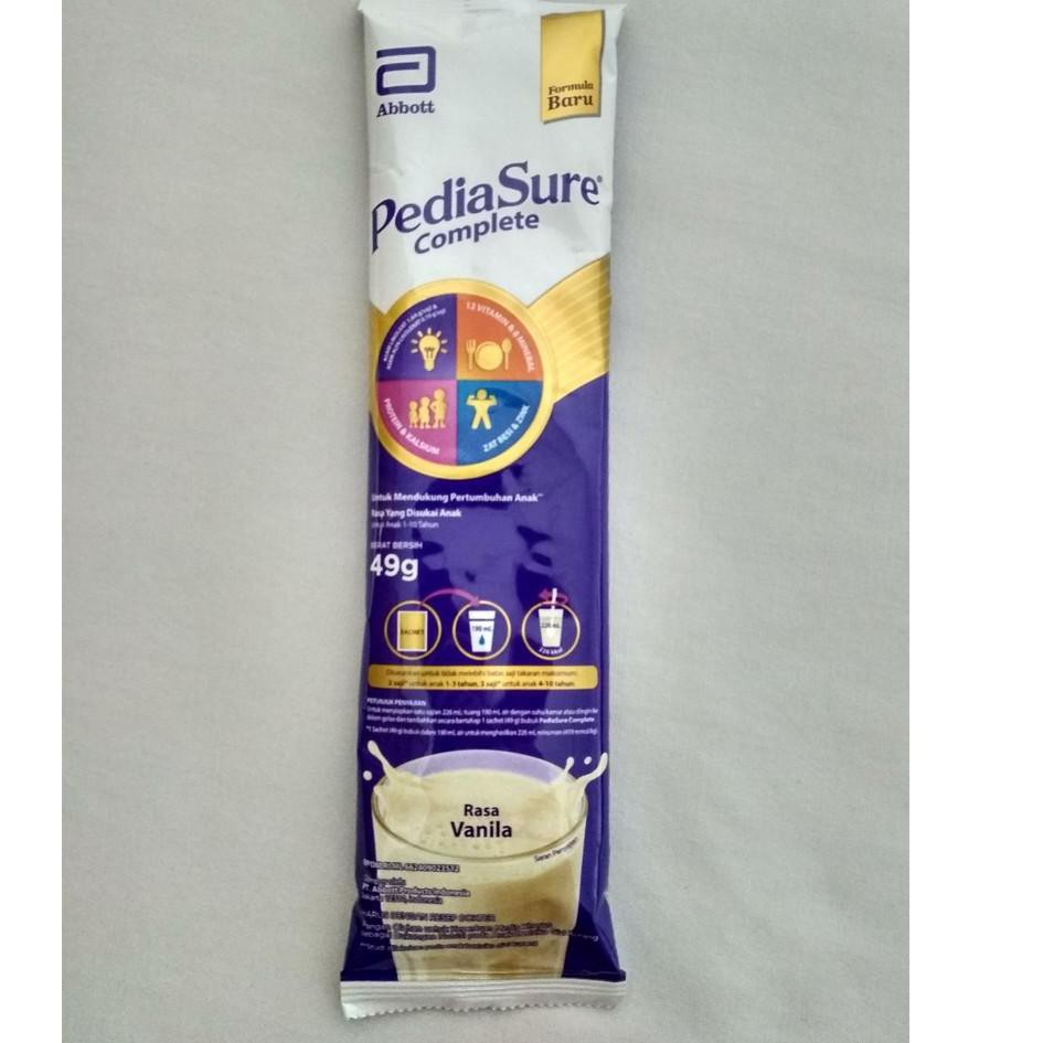 

PALING LAKU PediaSure Complete Sachet 49 gr [K70]