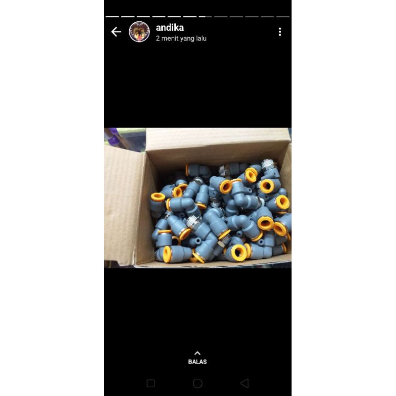 Elbow Kipas Blower Embun