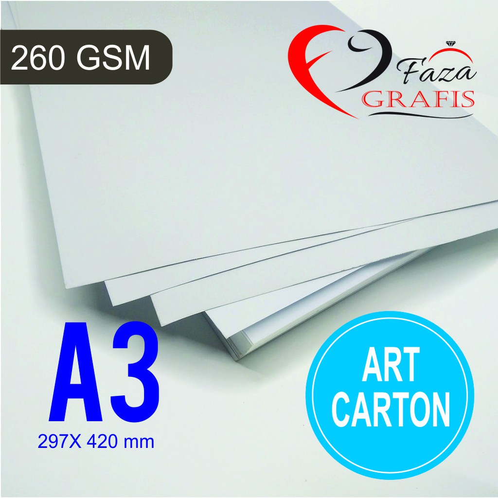 

kertas AC 260 Gsm A3