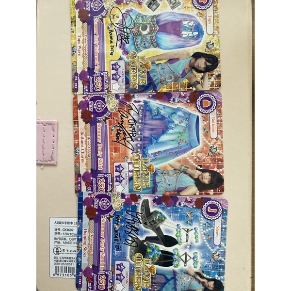 Kartu aikatsu fanbook jkt48 love queen ori