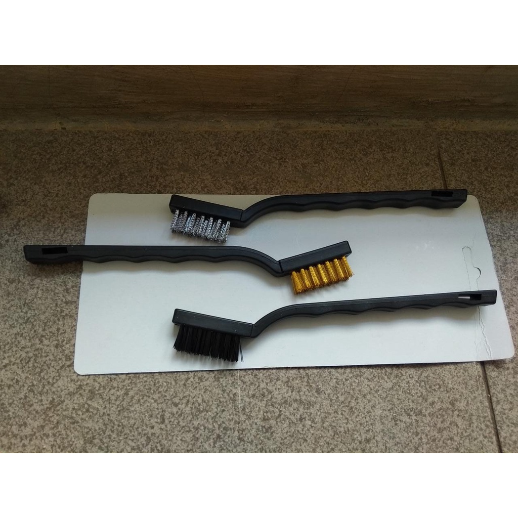 FREED TOOLS Sikat Pembersih Karat 7 Inci 3Pcs Set Sikat Kawat