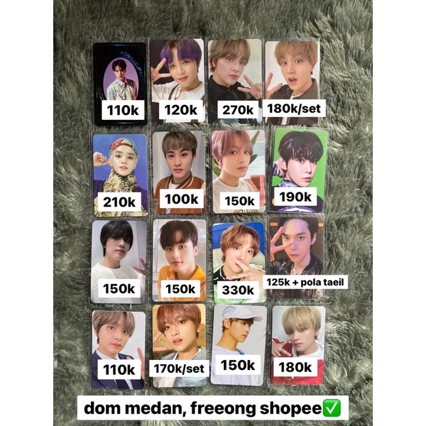 Jual photocard haechan mark doyoung jeno Shopee Indonesia