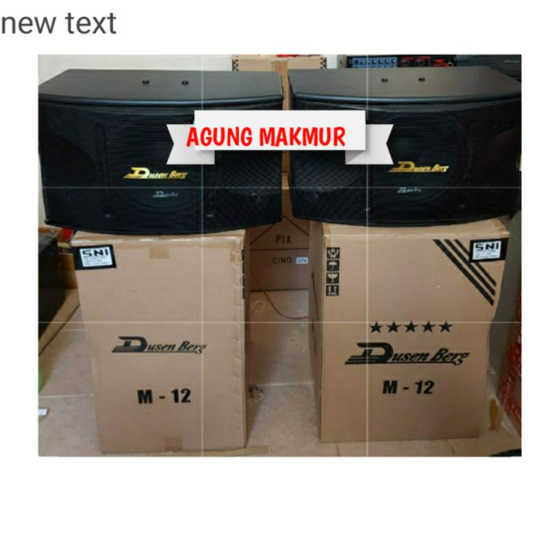 Speaker  Pasif DUSENBERG M 12 Original 12inch