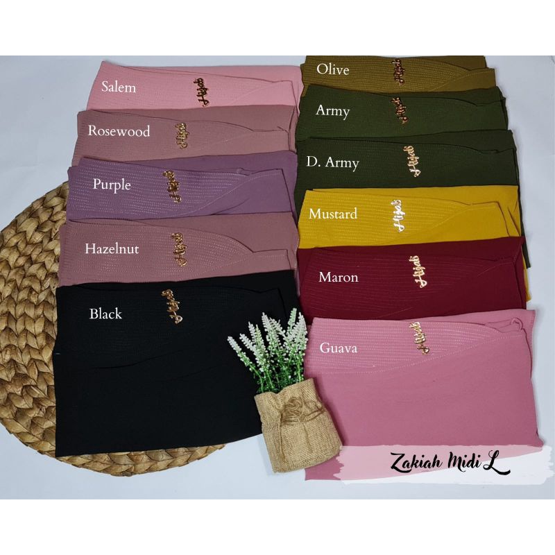 Jilbab Khimar Instan Simpel Gisella 2Layer Ori Zakiah-3