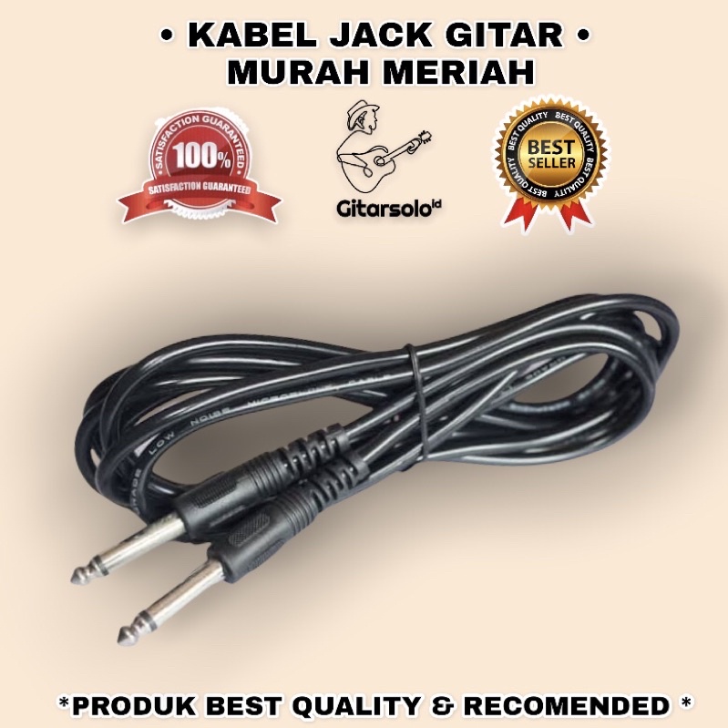 KABEL JACK GITAR AKUSTIK ELEKTRIK