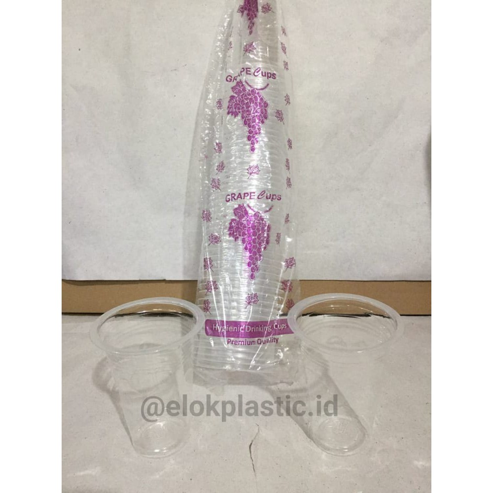 gelas kopi plastik / gelas plastik anggur