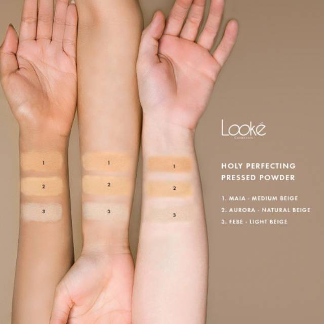 Looke Febe Cosmetics Holy Perfecting Pressed Powder