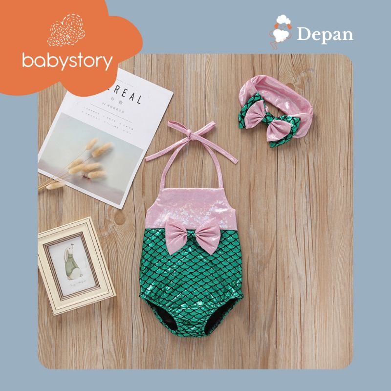 Mermaid Swimming suit Baju berenang anak perempuan baju renang anak