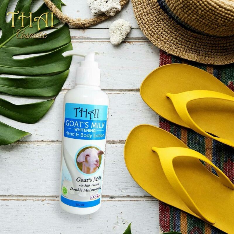 Jual Thai Goats Milk Hand And Body Lotion 250 Ml Shopee Indonesia