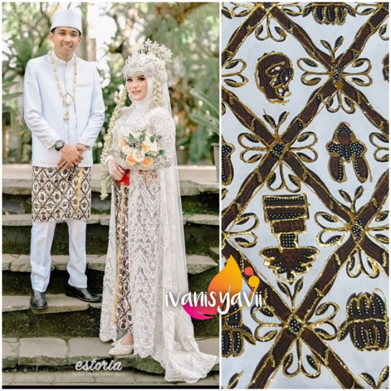 Sepasang Jarik Pengantin Prodo - Motif Sido Mulyo