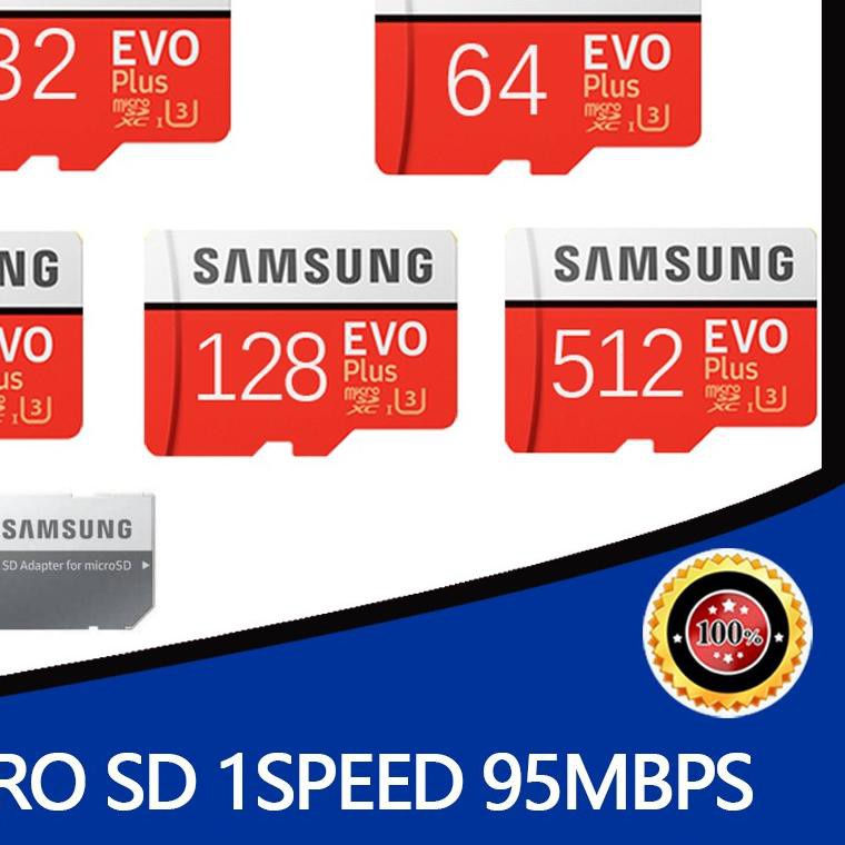 Samsung Evo Plus 32g 64g 128gb 256gb 512gb Class10 U3 Microsd Card Tf Flash Card