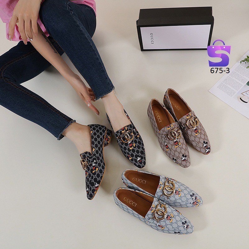 SEPATU WANITA LOAFERS SHOES 675-3